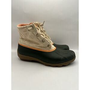 Sperry Syren Gulf Quilted Duck Boot Women Size 8.5
